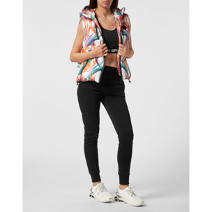 PLEIN SPORT Gilet lungo FLOWERS