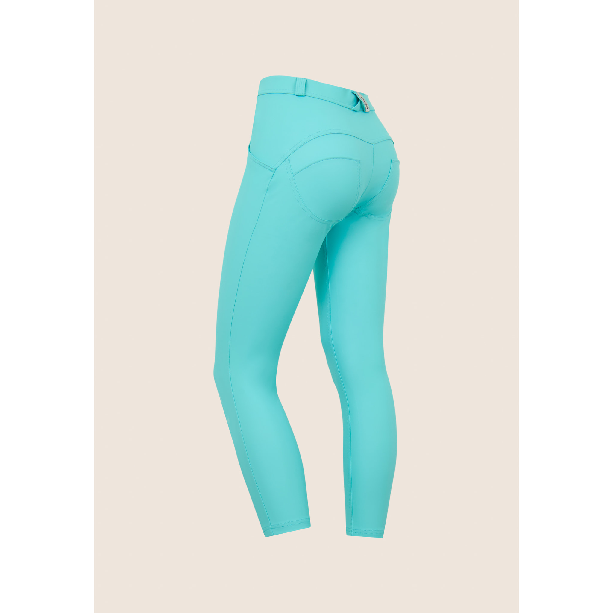 Pantaloni push up WR.UP® 7/8 superskinny similpelle ecologica