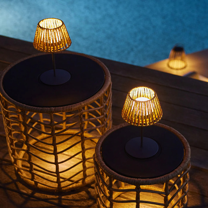 Lot de 2 lampes de table TWINS RAFFY H23,5 cm
