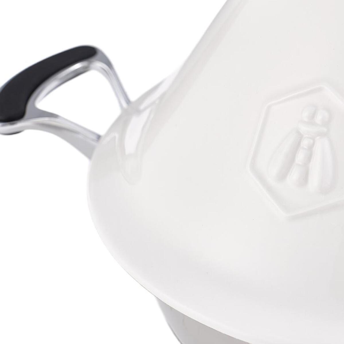 Tajine inox 28,5cm avec couvercle en céramique 18 8
