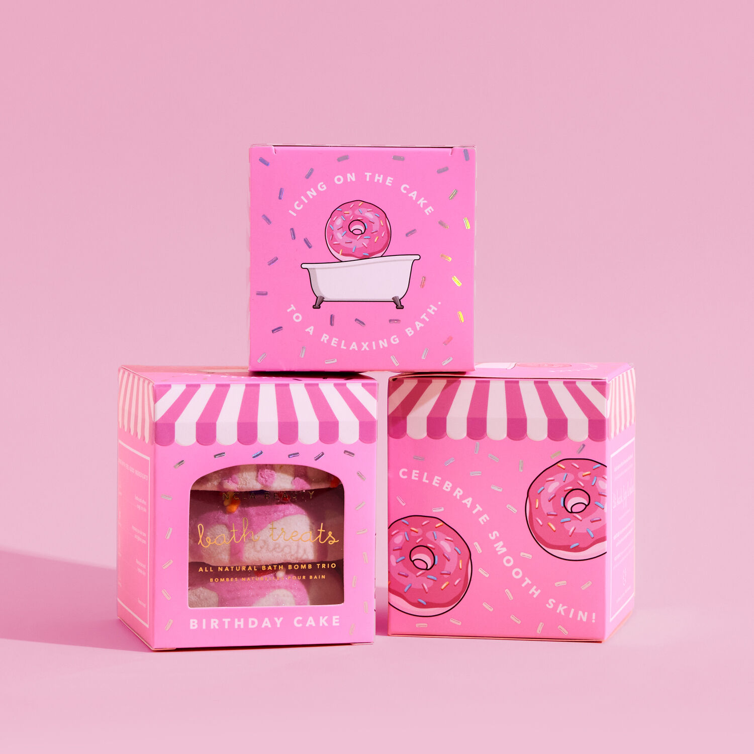 Bath Treats - Birthday Cake - Trio Bombes de Bain