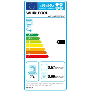 Four encastrable WHIRLPOOL WO51S8CM0SXAF