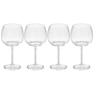 Set 4 copas cóctel de 570ml acrilico