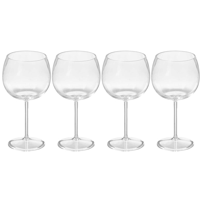 Set 4 copas cóctel de 570ml acrilico