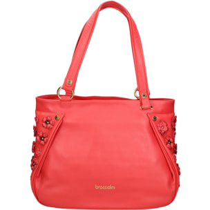 Borsa a spalla  da donna In Vera pelle Made in Italy 36x28x10 cm