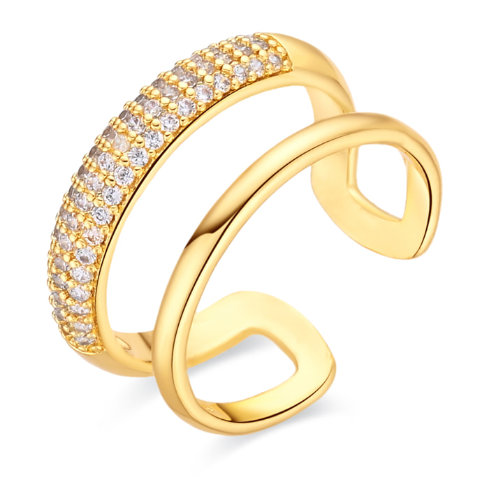 Anillo Armoshi acabado oro amarillo 18k