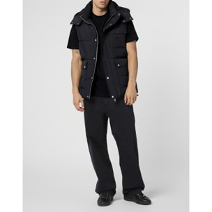 PHILIPP PLEIN Chaqueta de plumón Chaleco GOTHIC PLEIN