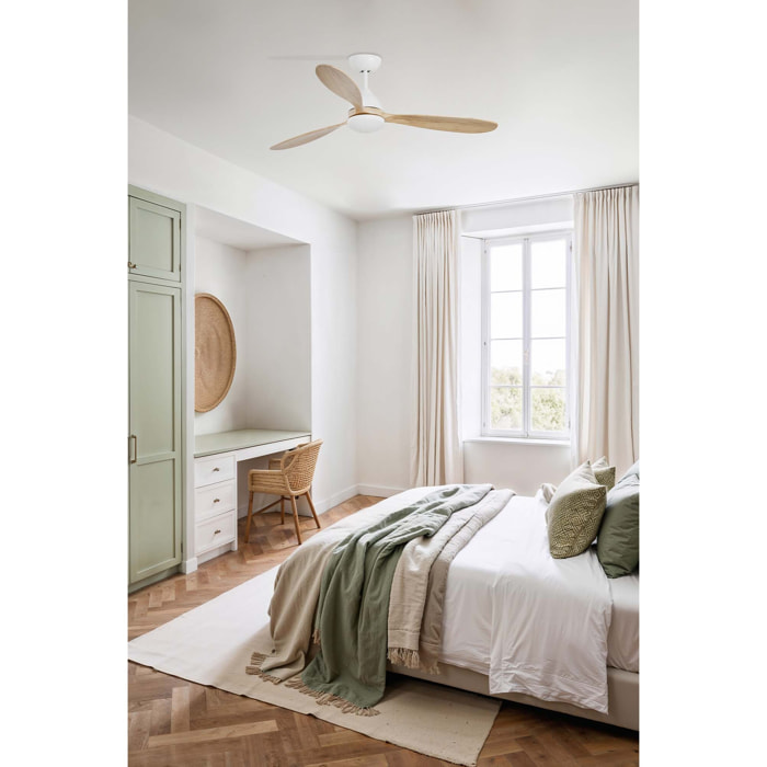 POROS L LED Ventilador de techo blanco