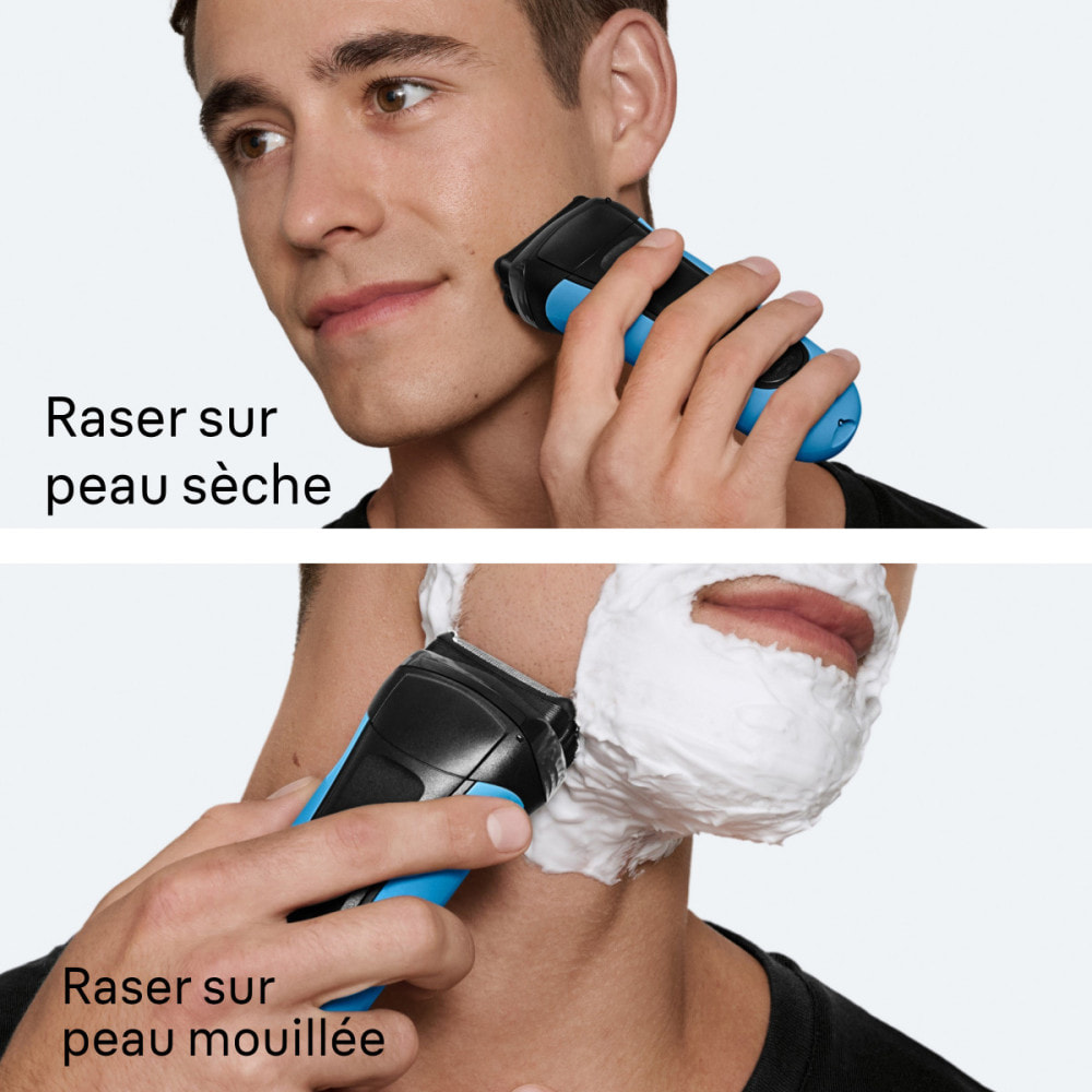 Braun Series 3, Rasoir Électrique, Rasage Sur Peau Sèche Ou Mouillée, 310S