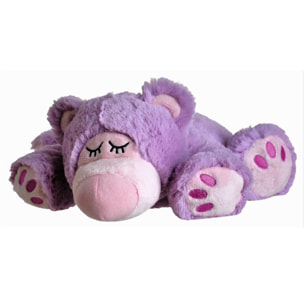 PELUCHE TÉRMICO: OSO DORMILÓN PÚRPURA
