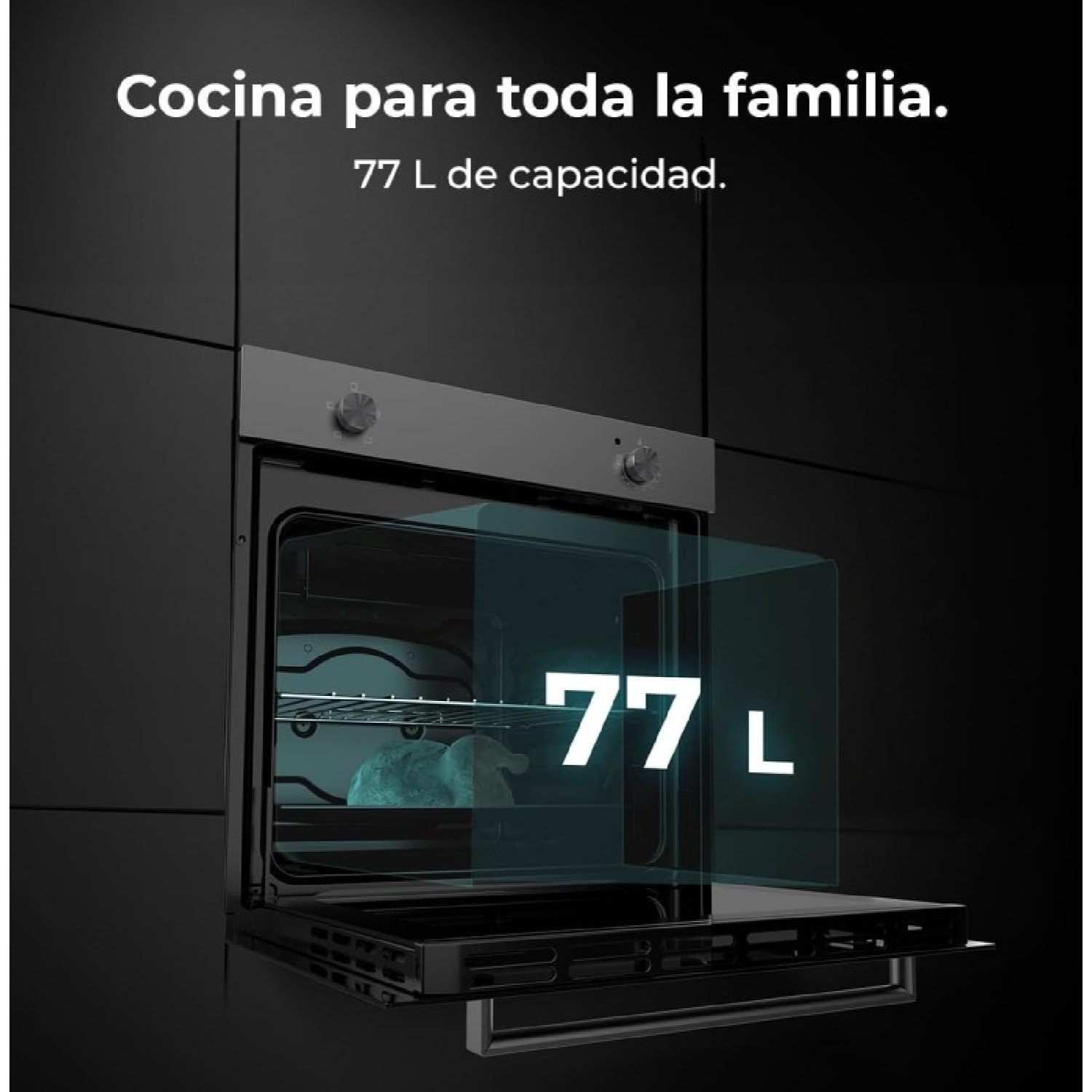 Cecotec Four conventionnel Bolero Hexa C126000 Dark Inox A