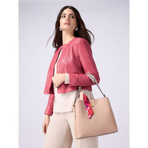 Oltre - Chaqueta corta calada - Rojo