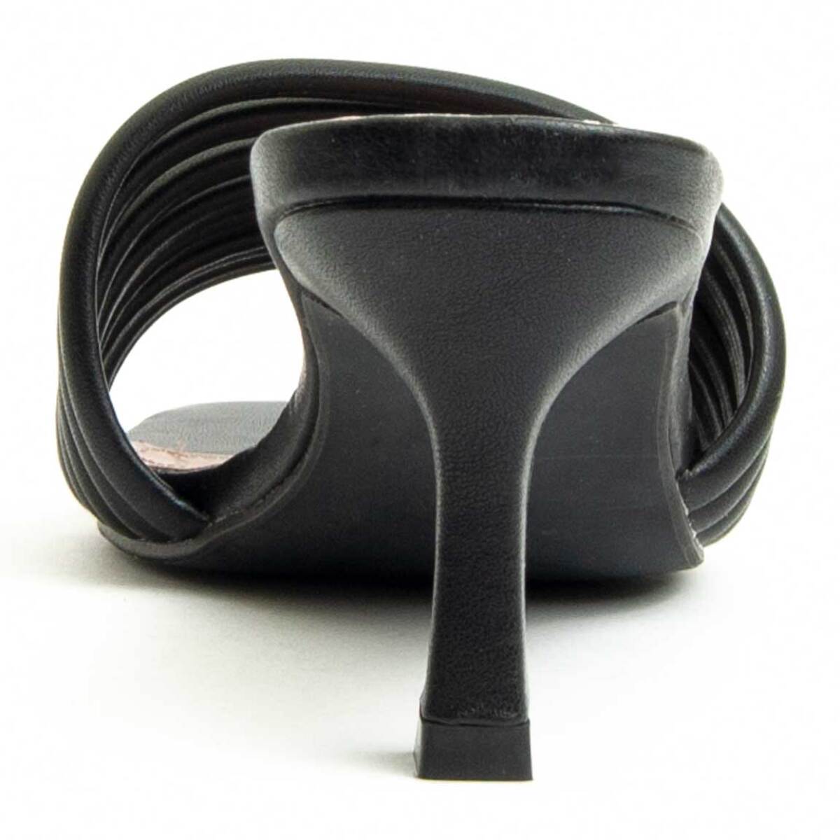 Sandalia de tacón - Negro - Altura: 7 cm