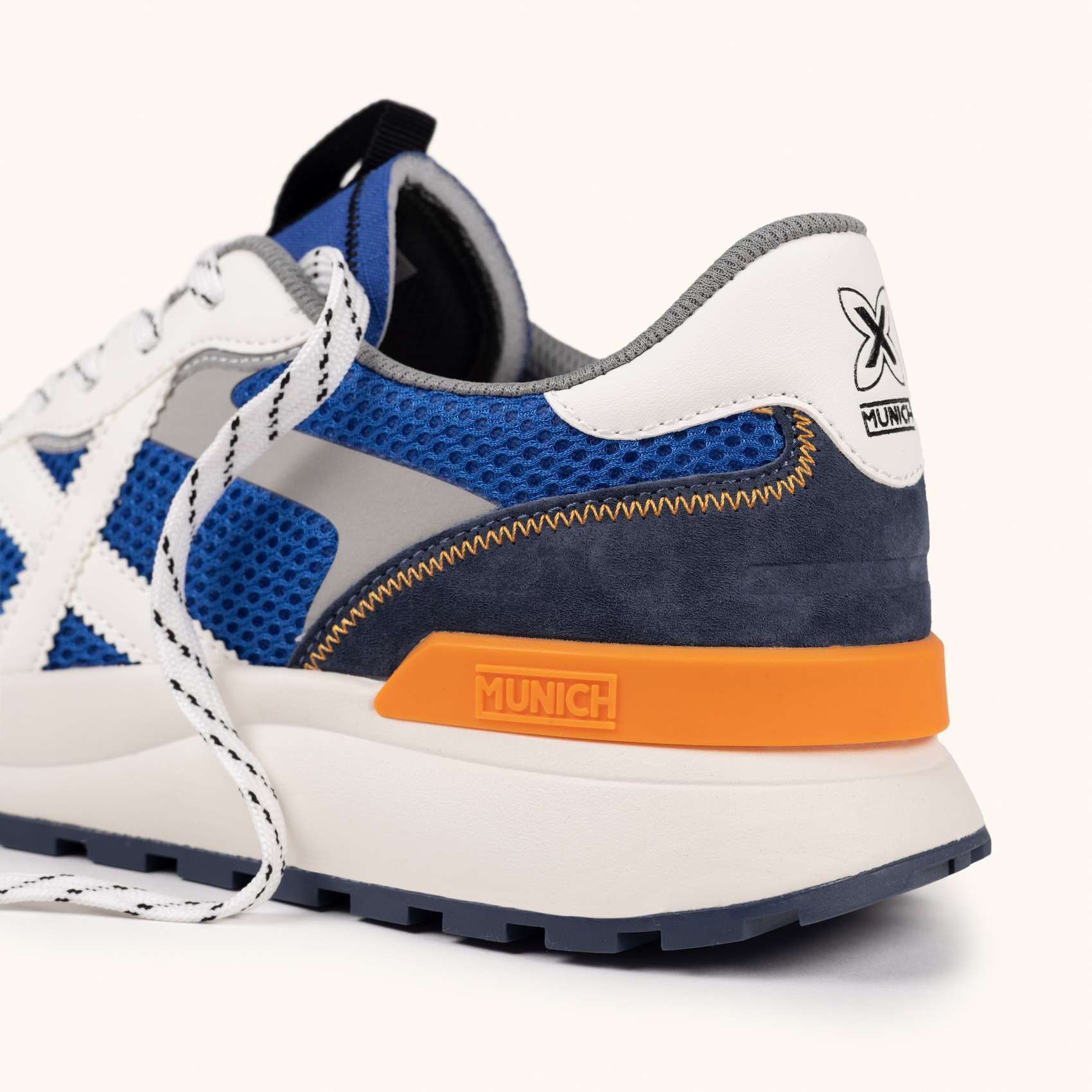 Sneakers Diseño Urbano Verde Kaki y Arena MUNICH DYNAMIX 15