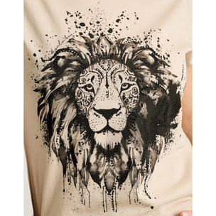 Camiseta Manga Corta Beige - Simbalan