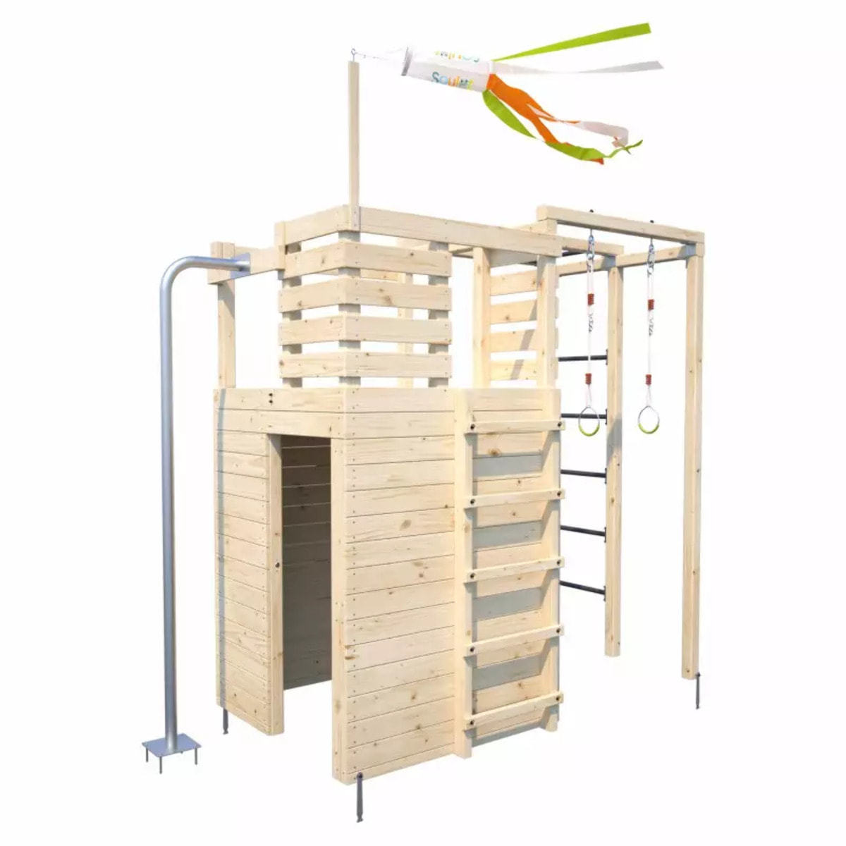 Maisonnette en bois pour enfants et ado - Multi activités