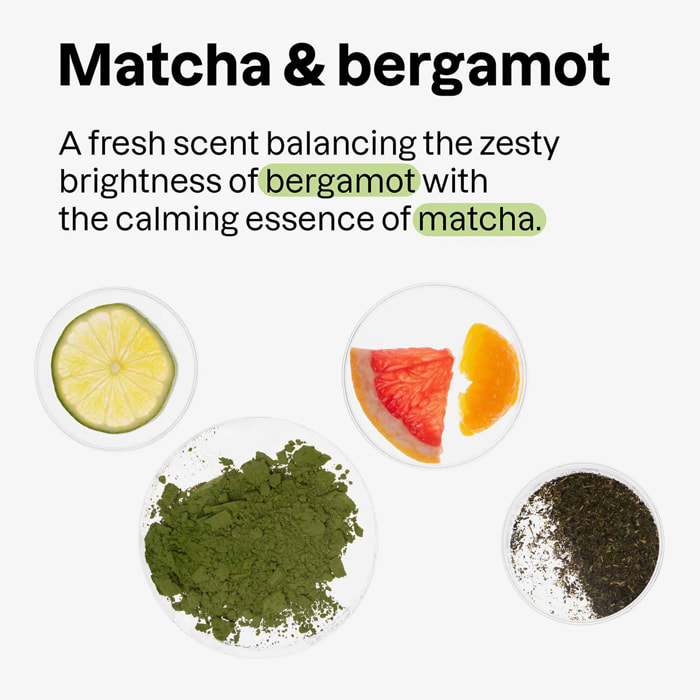 Super leaves men jabón Corporal Sólido Matcha & Bergamota 113 g