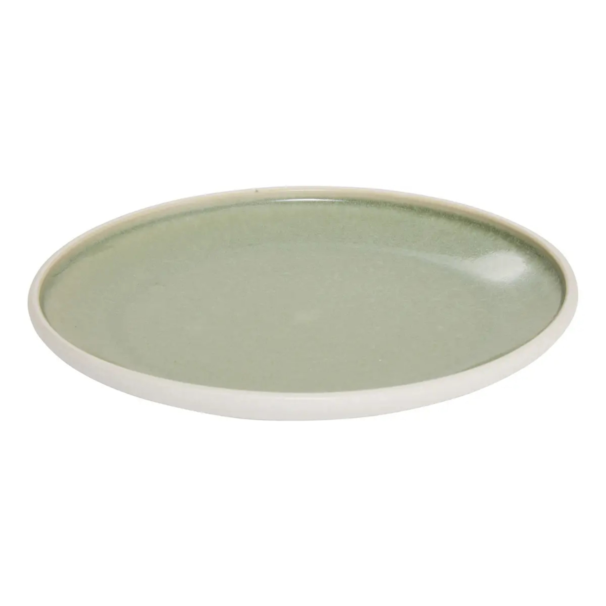 Lot de 4 Assiettes dessert Chiara vert