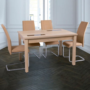 Pack 4 sillas de comedor San Beige San