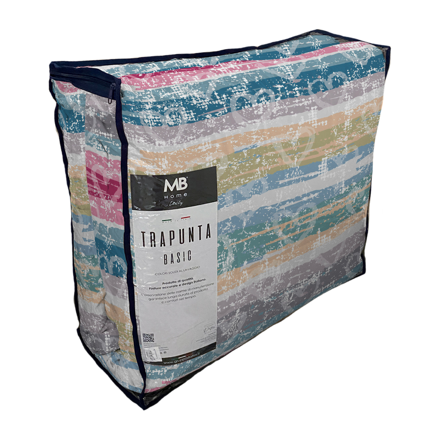 TRAPUNTA INVERNALE BASIC, 200gr, Doubleface, Microfibra, Made in Italy - LOVE LINES