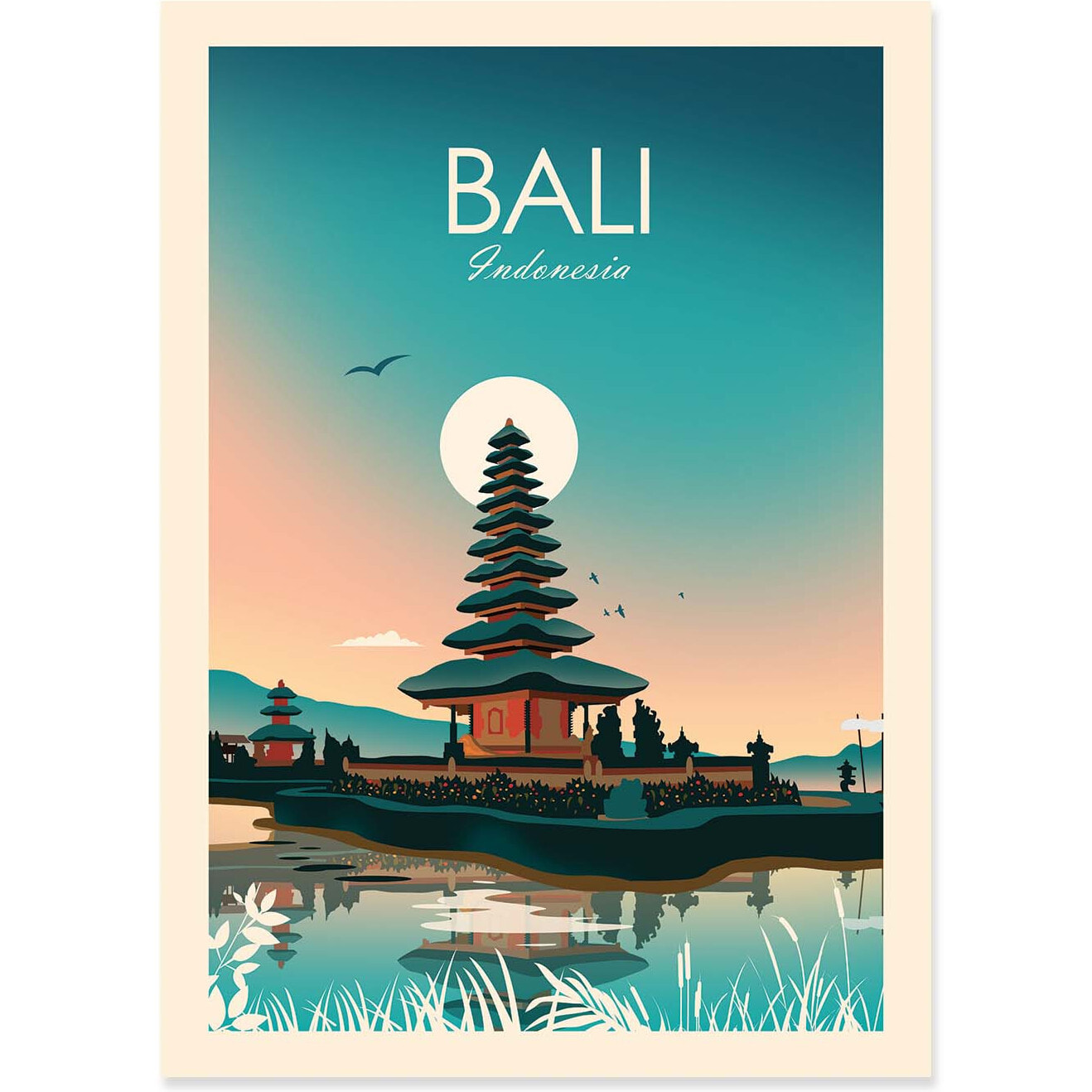 Affiche - Bali Indonesia - Studio Inception