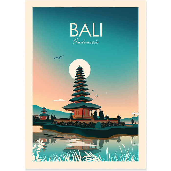 Affiche - Bali Indonesia - Studio Inception