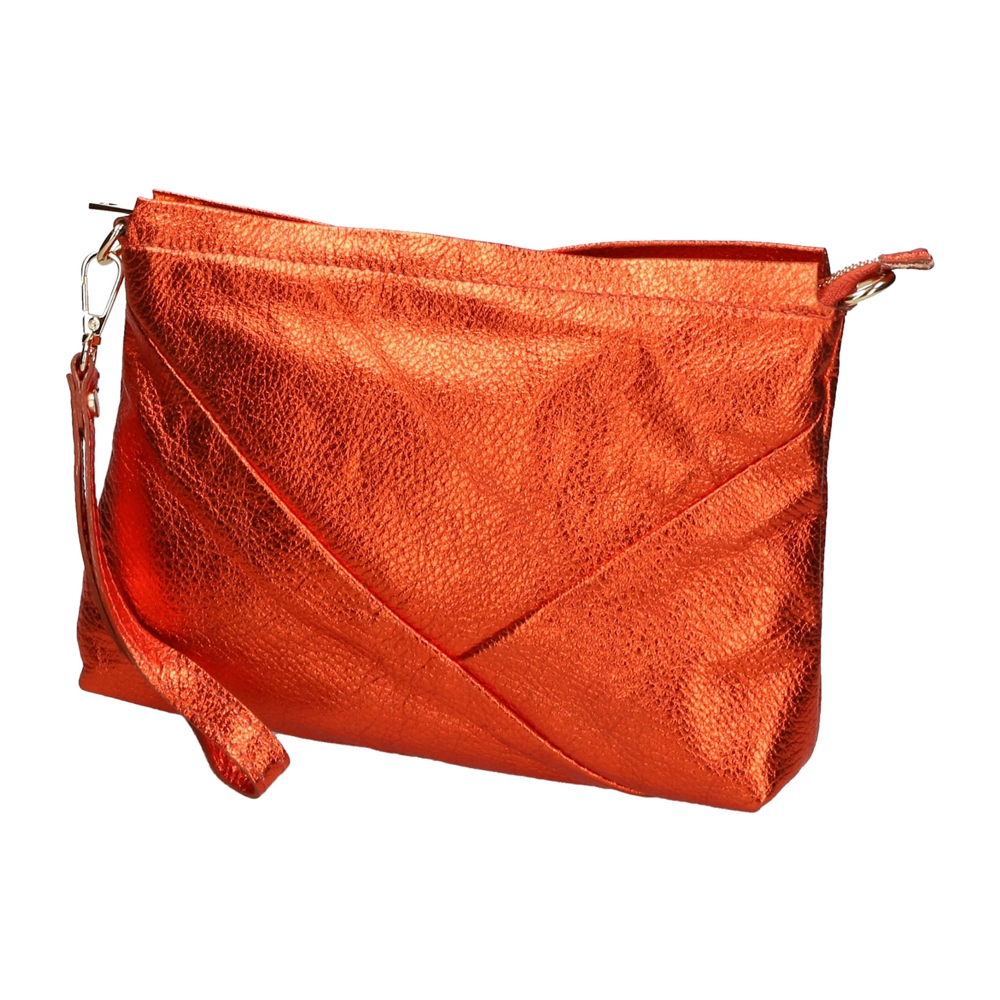 Pochette da Donna Giorgia in Vera Pelle Made in Italy 19x27x2 cm