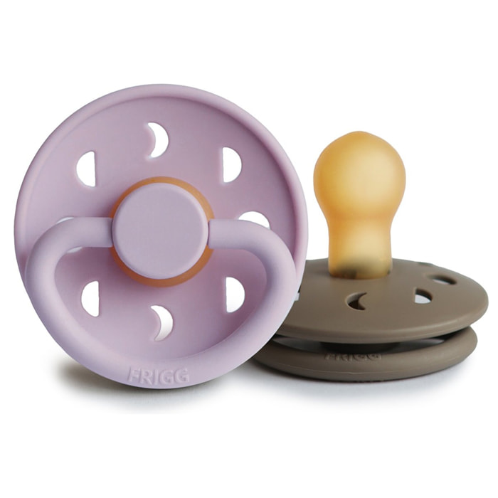 Frigg Pack 2 Chupetes Block Latex Moon Phase