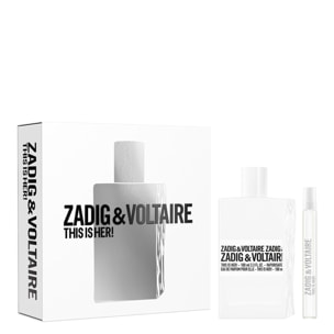 This is Her! - Coffret Eau de Parfum 100 ml +  Vaporisateur de Voyage 10ml