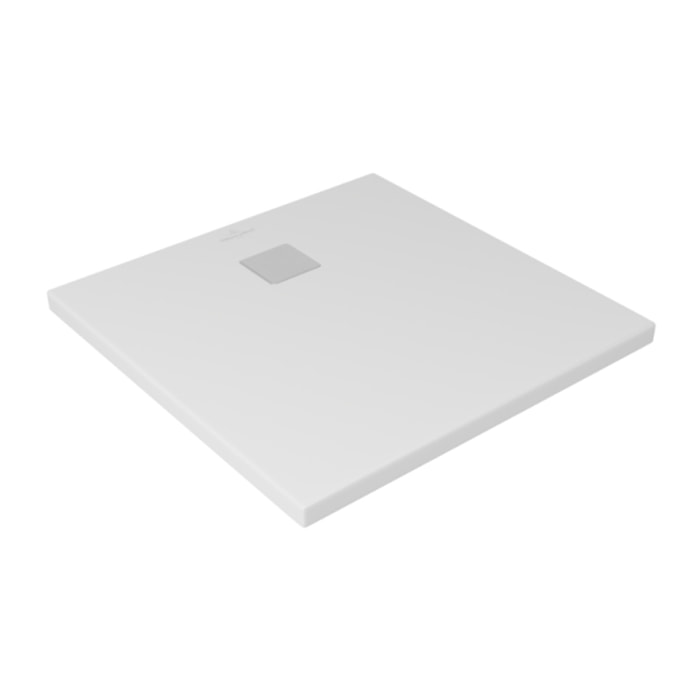 Receveur antidérapant Planeo acrylique blanc