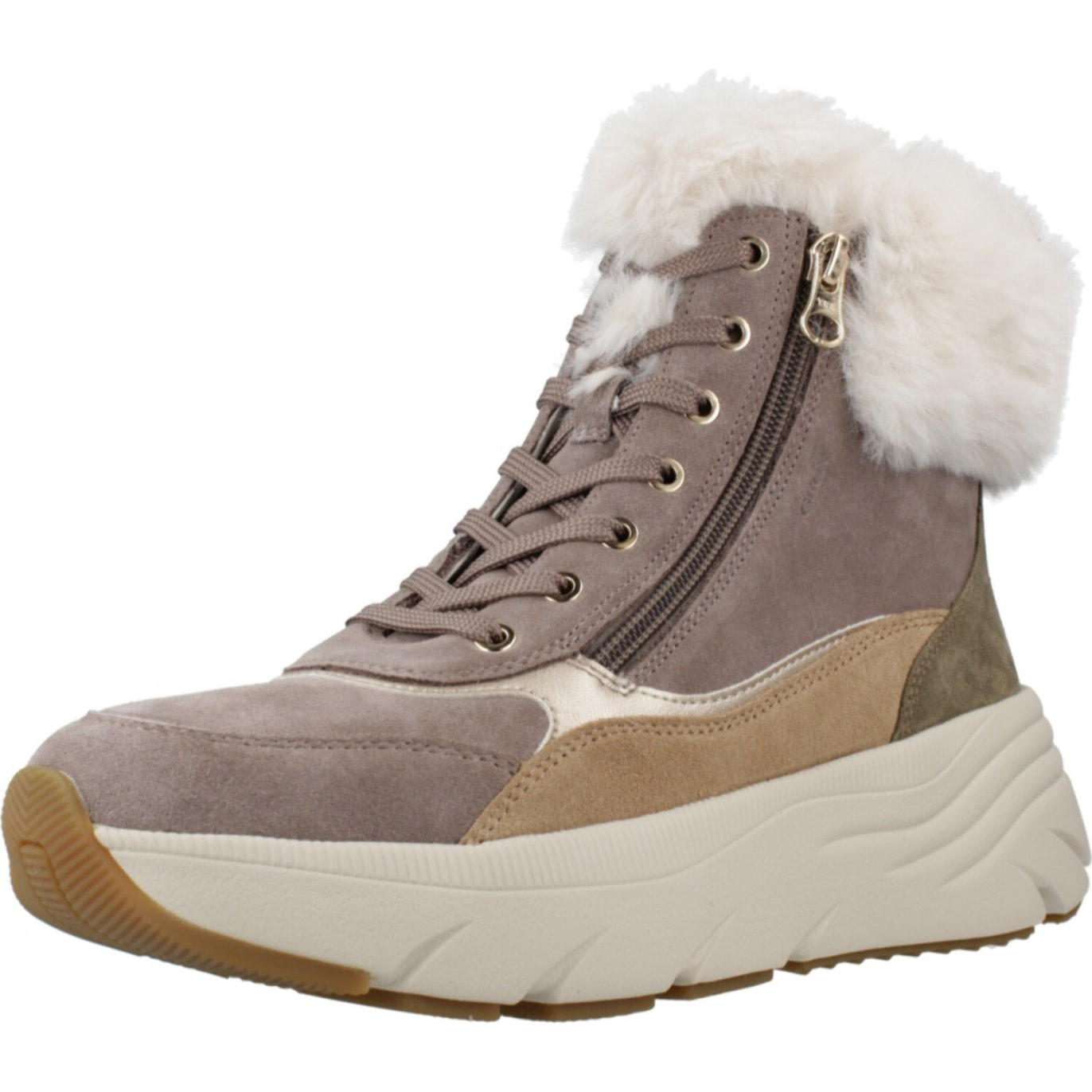Botines Mujer de la marca GEOX  modelo D DIAMANTA MARRON