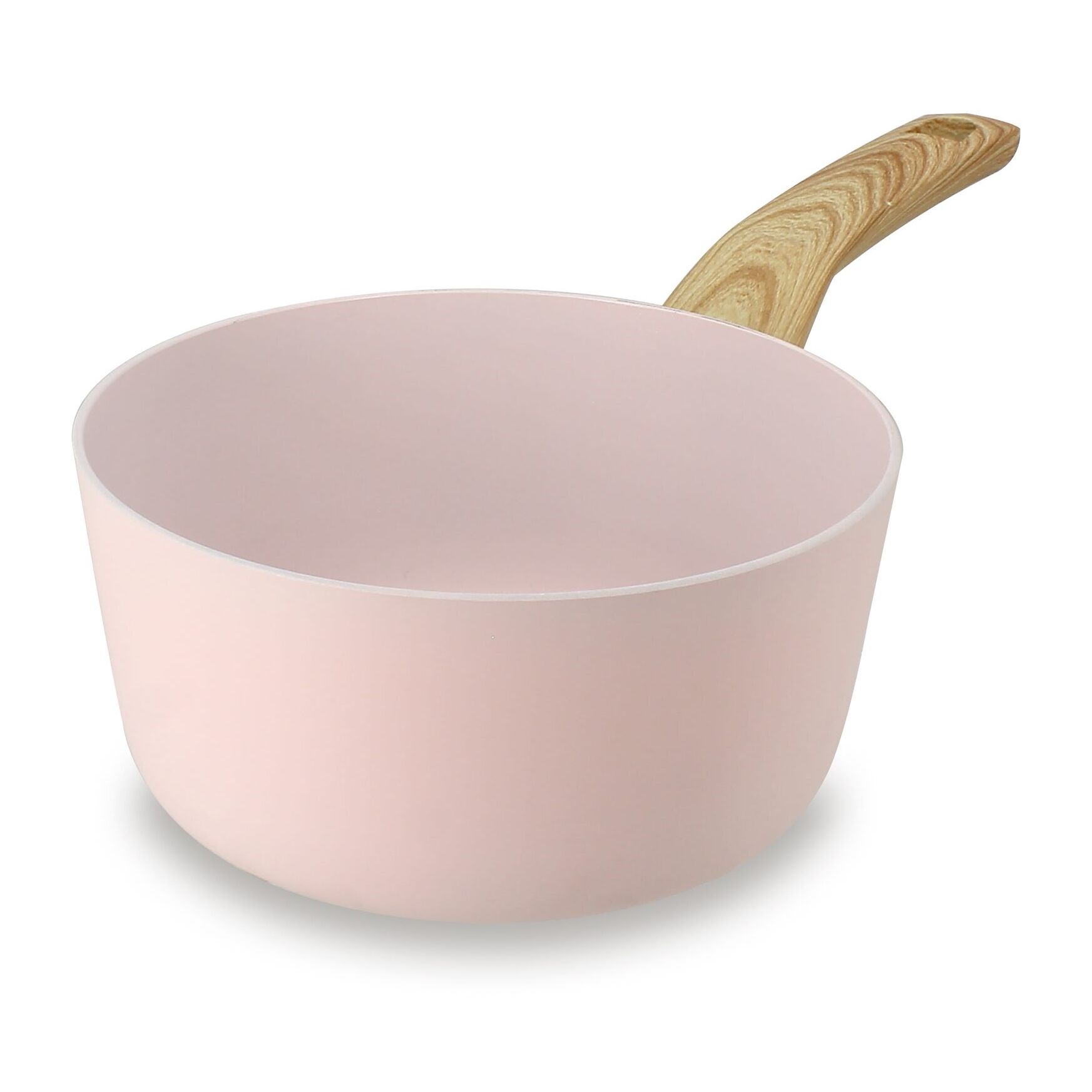 Casserole 18cm avec revêtement céramique rose - tous feux COLORAMA