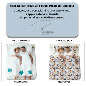 PARURE COPRIPIUMINO INFINITY - 100% Microfibra