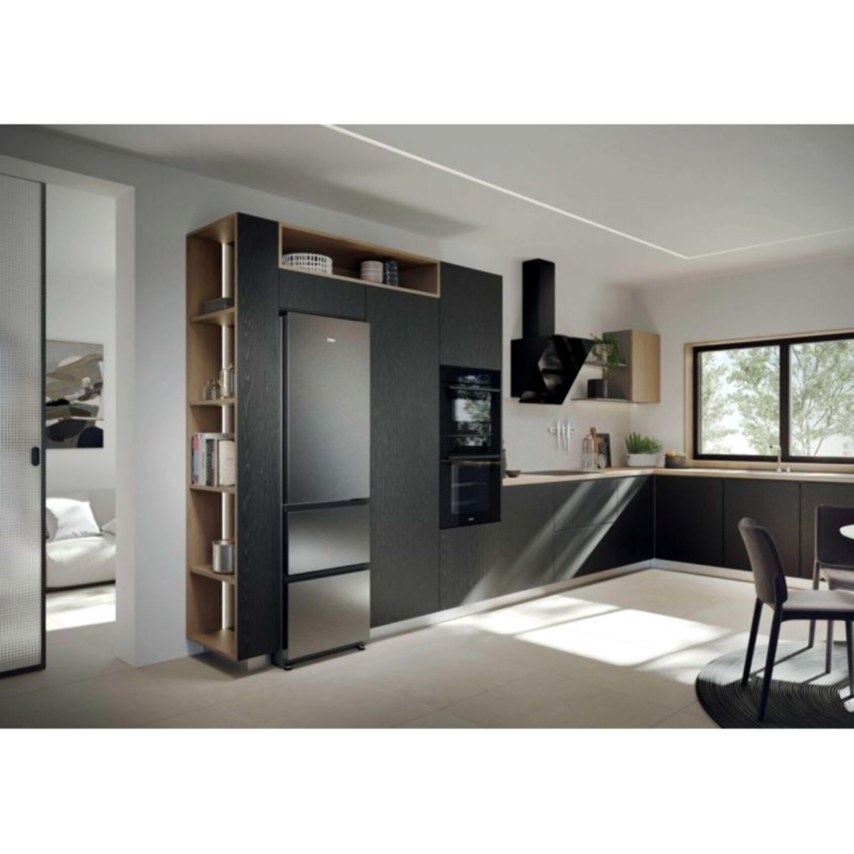 Réfrigérateur combiné HAIER HTR3518ENMX