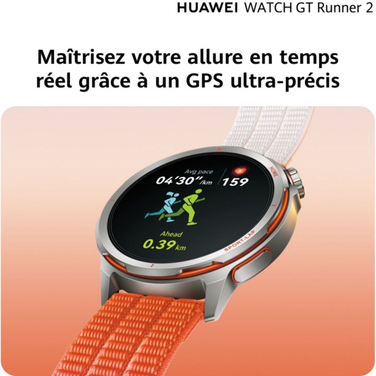 Montre sport HUAWEI Watch GT Runner 2 Bleu