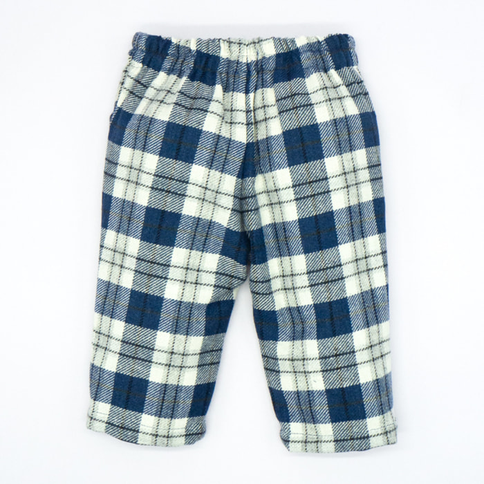 PANTALÓN CUADROS AZUL