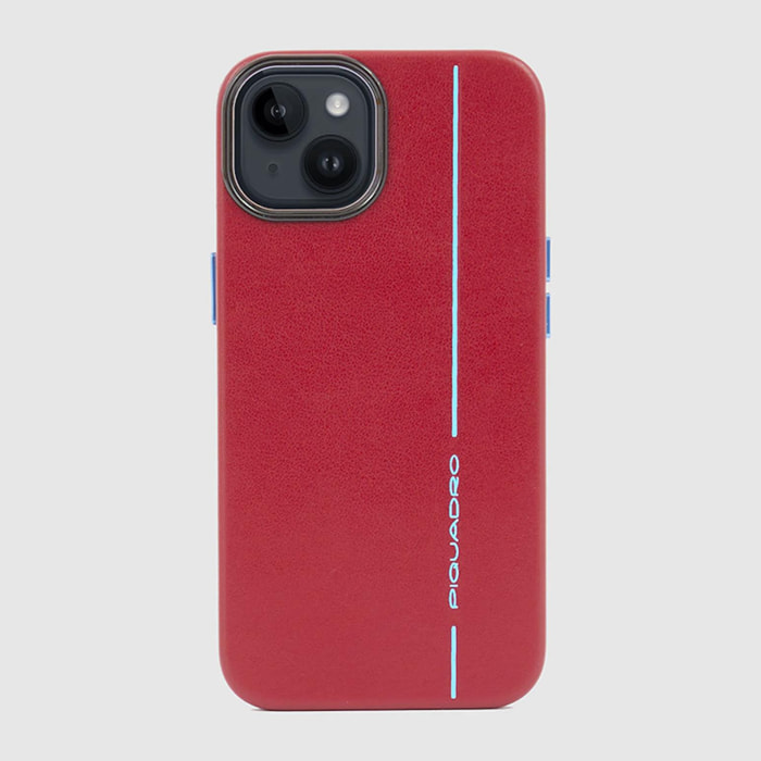 Piquadro Cover in pelle per iPhone® 14 con display 6,1”