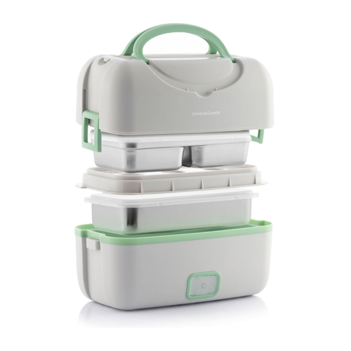 Lunch Box Électrique à Vapeur 3 en 1 avec Recettes Beneam InnovaGoods