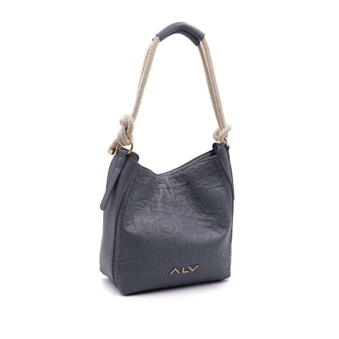 Borsa a spalla  da donna Poliuretano Prodotto alla Moda 27x14x29 cm