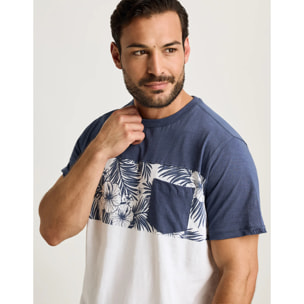 Camiseta Manga Corta Azul - Nausita