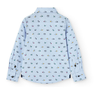 Camisa oxford manga larga de niño