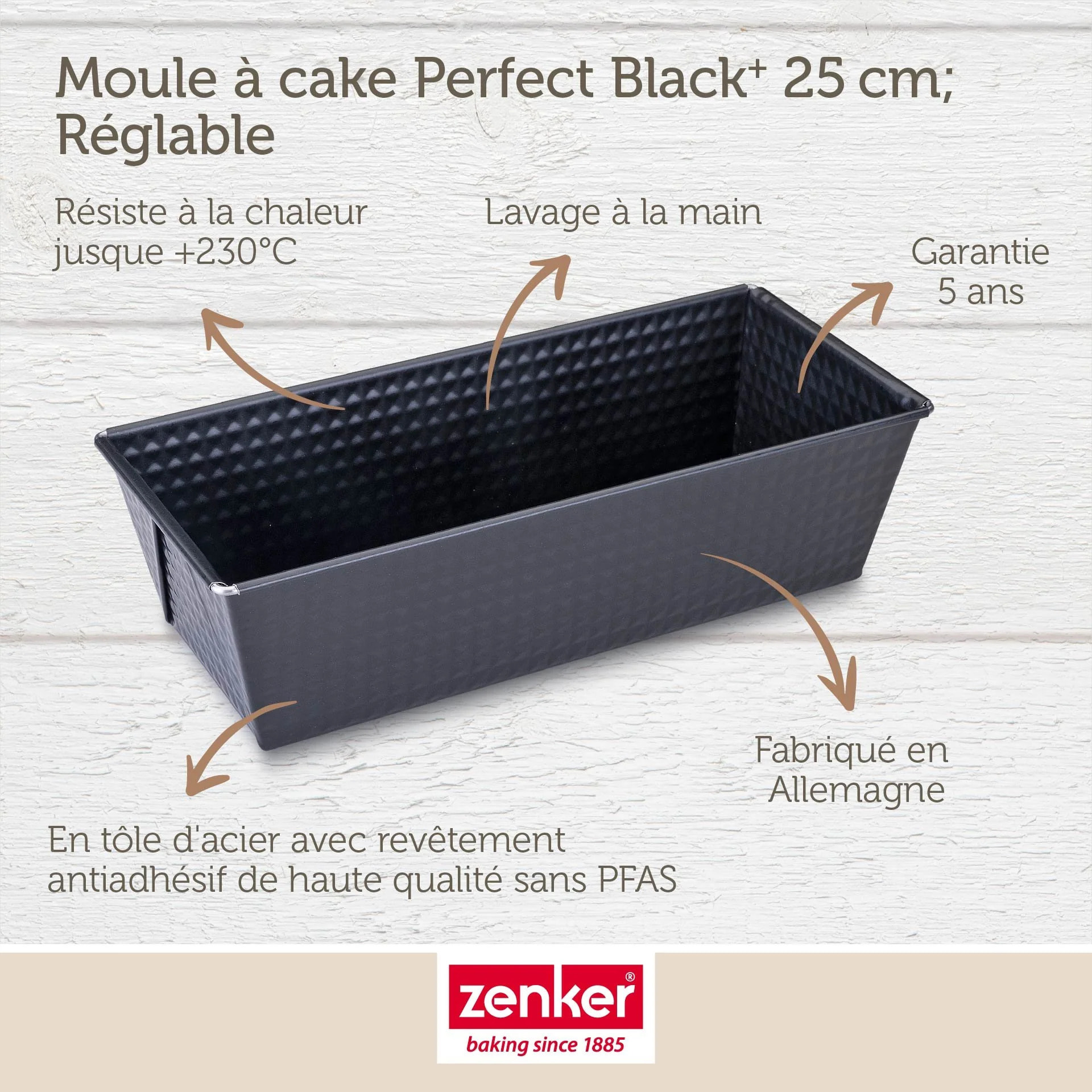 Moule à cake Zenker PerfectBack+
