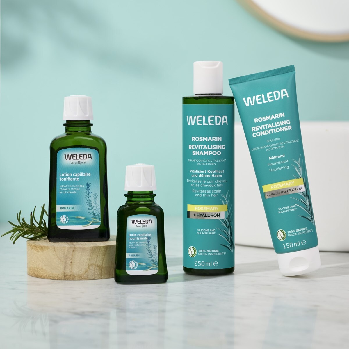 WELEDA - Shampooing au Romarin - 250 ml