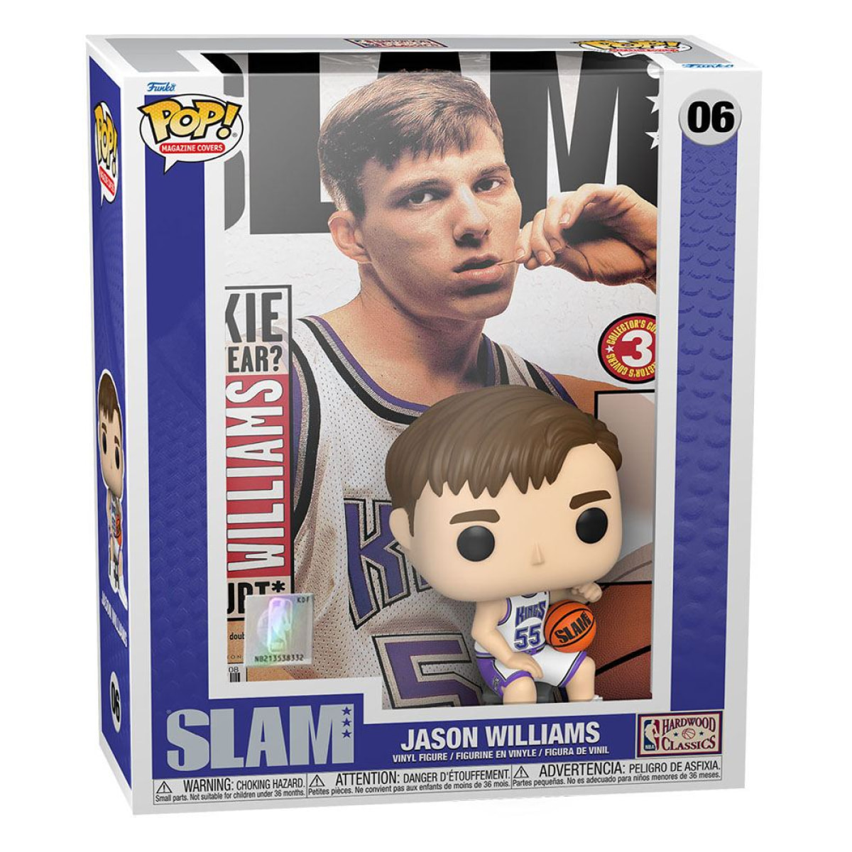 Nba Cover Pop! Basketball Vinile Figura Jason Williams (slam Magazin) 9 Cm Funko