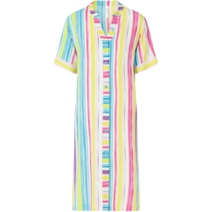 Vestido Viscosa Rayas