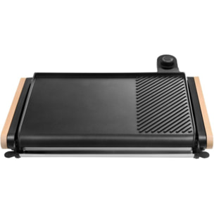 Plancha électrique LAGRANGE 229012 bois clair à poser, 43x28 cm
