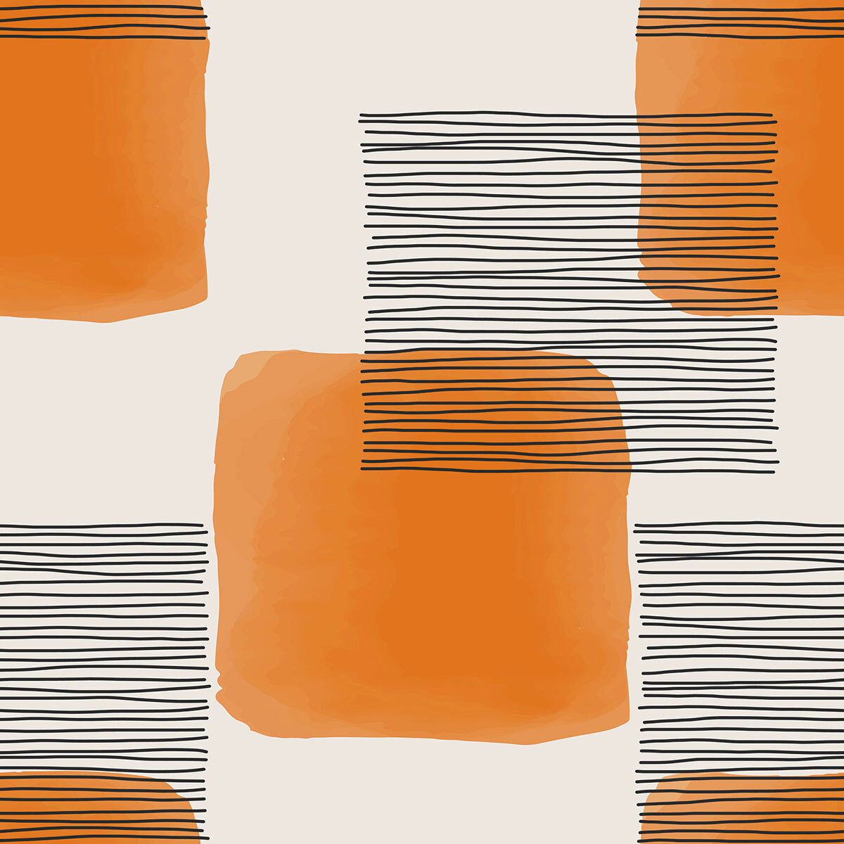 Papier peint, vitamine Orange