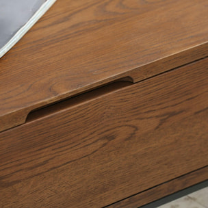 Table basse plateau relevable en chêne OKA