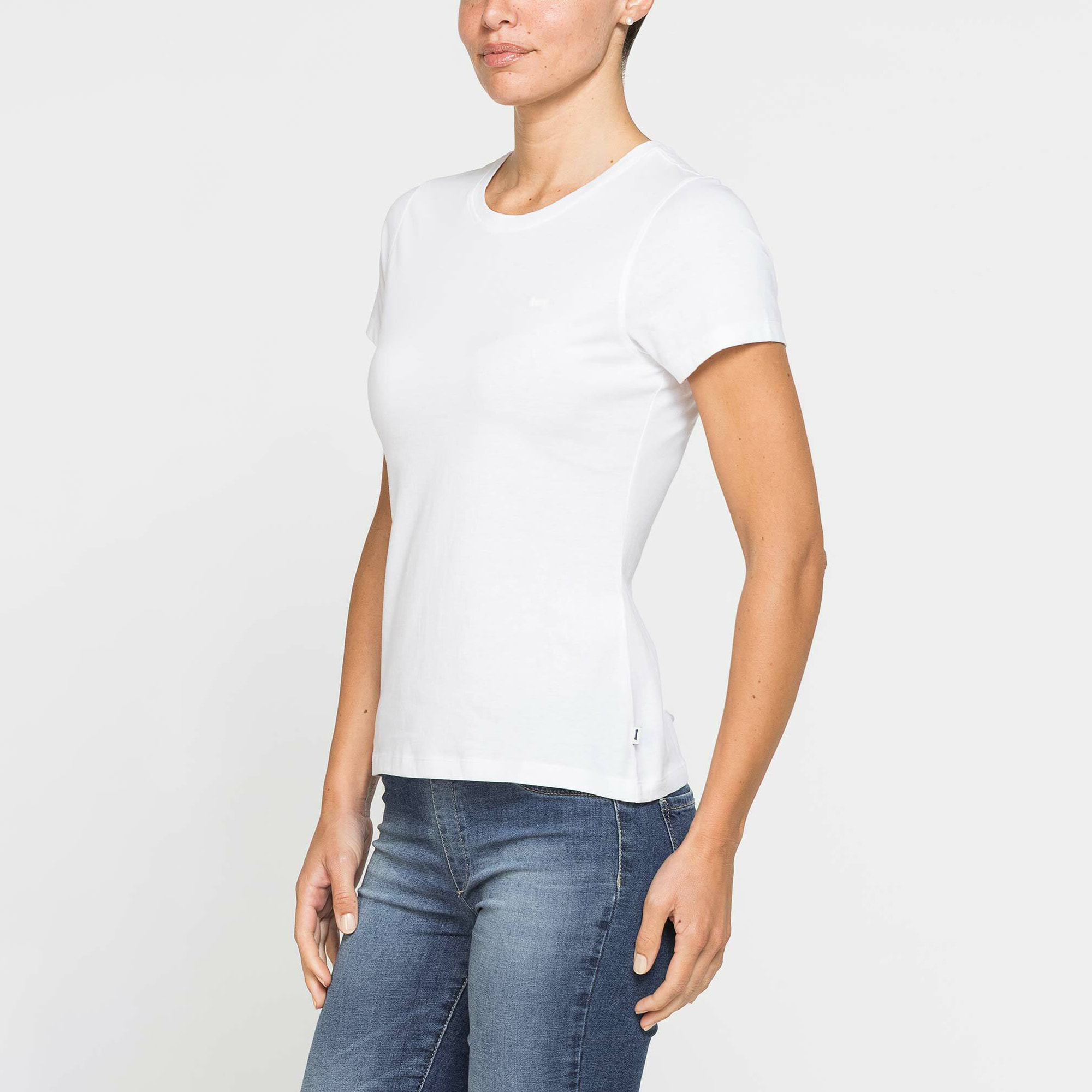 T-SHIRT BASICA IN JERSEY DI PURO COTONE