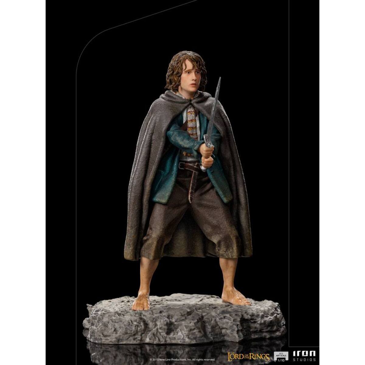 Il Signore Degli Anelli Bds Art Scale Statua 1/10 Pippin 12 Cm Iron Studios